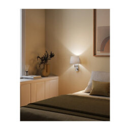 Luminosa Lighting Luminosa Metrica Reading Wall Light Satin Nickel E27 17.3W 2700K On-Off - thumbnail 2