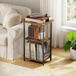 Record Player Stand Turntable Stand Album Vinyl Record Storage Rack - thumbnail 4