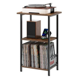 Record Player Stand Turntable Stand Album Vinyl Record Storage Rack - thumbnail 6