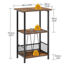 Record Player Stand Turntable Stand Album Vinyl Record Storage Rack - thumbnail 2