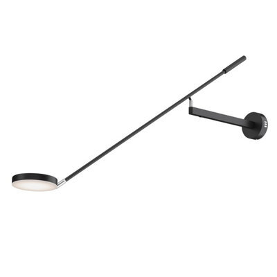 Luminosa Lighting Luminosa Maytoni Fad Modern Dimmable Integrated Led Wall Lamp Black 3000K - image 1