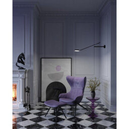 Luminosa Lighting Luminosa Maytoni Fad Modern Dimmable Integrated Led Wall Lamp Black 3000K - thumbnail 2