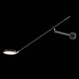 Luminosa Lighting Luminosa Maytoni Fad Modern Dimmable Integrated Led Wall Lamp Black 3000K - thumbnail 3