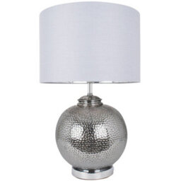 Pagazzi Lighting Pagazzi Specter 55Cm Silver Glass Table Lamp - thumbnail 5