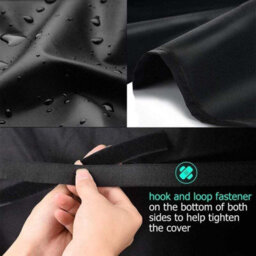 Black 147X61X117Cm Triangular Oxford Shade Sail Waterproof - thumbnail 4