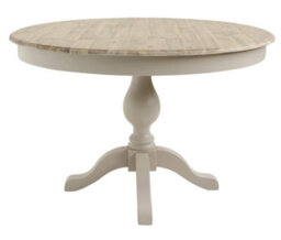 Statement Furniture Florence Large Truffle Pedestal Round Dining Table 120Cm