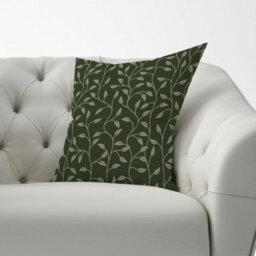 Warren Reed Designer Green Shrub With Leaves Cushions 60Cm X 60Cm - thumbnail 2
