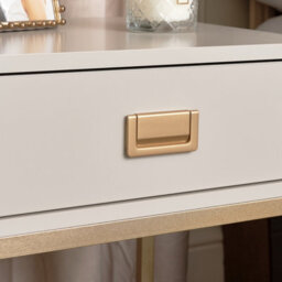 Melody Maison Pair Of One Drawer Bedside Tables - Elle Stone Range - thumbnail 5
