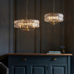 Luminosa Lighting Luminosa Clifton 5 Light Multi Arm Lamp Ceiling Pendant Antique Brass - thumbnail 7