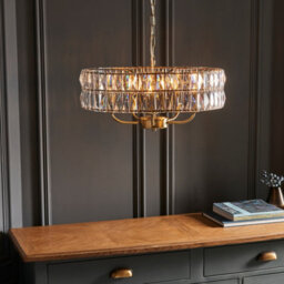 Luminosa Lighting Luminosa Clifton 5 Light Multi Arm Lamp Ceiling Pendant Antique Brass - thumbnail 4
