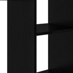 Berkfield Black Oak Desk Black Oak Engineered Wood Medium Black Oak Desk - thumbnail 7