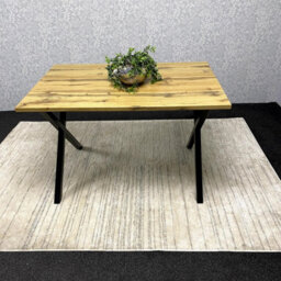 Kosy Koala Wooden Dining Table With Metal Legs For Dining, Work, Or Study - thumbnail 6