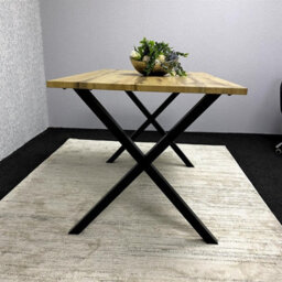Kosy Koala Wooden Dining Table With Metal Legs For Dining, Work, Or Study - thumbnail 4