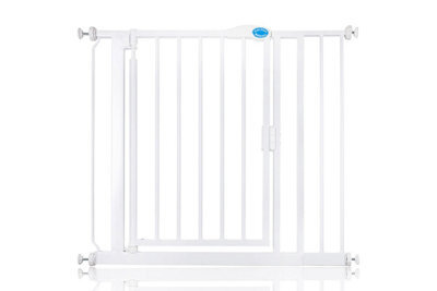 Bettacare Auto Close Stair Gate, 89.4Cm - 96.4Cm, White, Pressure Fit Safety Gate, Baby Gate - image 1