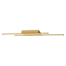 Happy Homewares Designer Brushed Gold Metal Kitchen Led 89Cm Ceiling Light Fitting - thumbnail 2