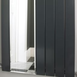 Ximax Vertirad Mirror Hwm180060A Anthracite Horizontal Or Vertical Designer 2097Btu Radiator, (W)595mm X (H)1800mm - thumbnail 2