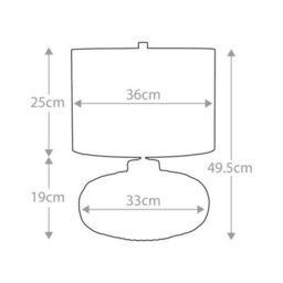 Elstead Lighting Woodside Table Lamp Finish: Wired: 220-240V 50Hz - thumbnail 6