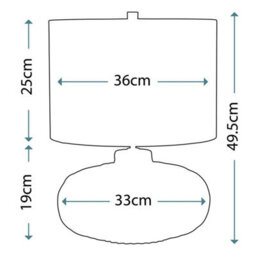 Elstead Lighting Woodside Table Lamp Finish: Wired: 220-240V 50Hz - thumbnail 3