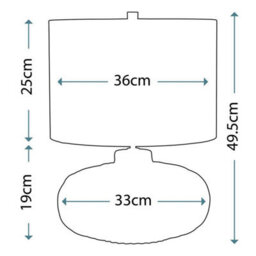 Elstead Lighting Woodside Table Lamp Finish: Wired: 220-240V 50Hz - thumbnail 2