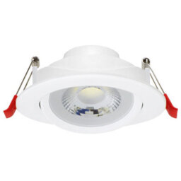 Long Life Lamps Company 9W Adjustable Round Led Recessed Ceiling Downlight 6500K Clr23 - thumbnail 1