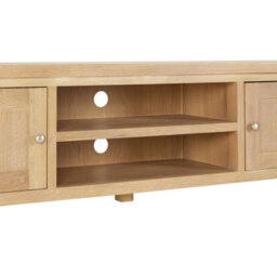 The Furniture Market Cheshire Whitewash Oak Extra Large Tv Stand Unit Up To 80 Widescreen Size - thumbnail 6