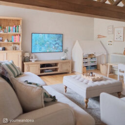 The Furniture Market Cheshire Whitewash Oak Extra Large Tv Stand Unit Up To 80 Widescreen Size - thumbnail 8