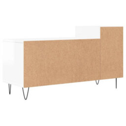 Berkfield Tv Cabinet High Gloss White 100X35X55 Cm Engineered Wood - thumbnail 8