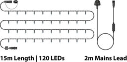 Eagle Connect Led String Lights Black Rubber Cool White 15M - thumbnail 2