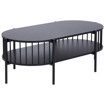 Beliani Retro Coffee Table Oreana Black - image 1