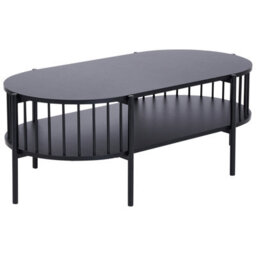 Beliani Retro Coffee Table Oreana Black - thumbnail 1