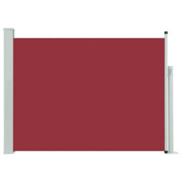 Walplus Patio Retractable Side Awning Garden Sun Shade Canopy Gazebo For Back Door, Porch, Patio 100X500 Cm Red - thumbnail 2