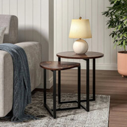 Coffee Table Set Of 2 Stacking Sofa Side End Table Living Room Furniture - thumbnail 3