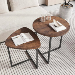 Coffee Table Set Of 2 Stacking Sofa Side End Table Living Room Furniture - thumbnail 5