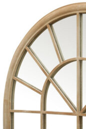 "Mirroroutlet - The Somerley - Large Country Sand Colour Arch Garden Mirror 71""x 40"" (180 X 103 Cm)" - thumbnail 6