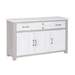 Baumhaus Greystone - Sideboard 3 Door / 4 Drawer - thumbnail 5