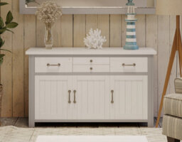 Baumhaus Greystone - Sideboard 3 Door / 4 Drawer