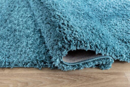 Modern Extra Large Small Soft 5Cm Shaggy Non Slip Bedroom Living Room Carpet Runner Area Rug - Teal 80 X 150 Cm - thumbnail 3