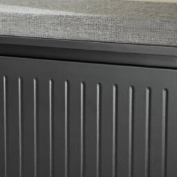 Sobuy Fsr98-L-Sch, Shoe Storage Bench With Cushion - Shoe Rack & Cabinet With Flip Drawers,black,w80Xd26Xh45 - thumbnail 4
