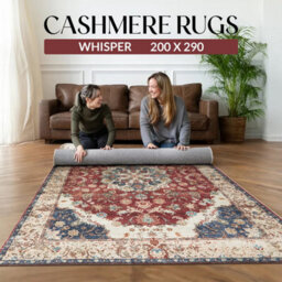 Ameha Luxury Whisper Cashmere Carpet Master Bedroom Rug Large Area Dinning Room 200 X 290 Cm Floor Mat