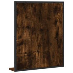 Walplus Bathroom Mirror With Shelf Smoked Oak 50X12X60 Cm Engineered Wood - thumbnail 6