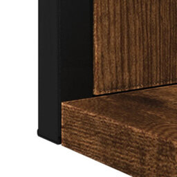 Walplus Bathroom Mirror With Shelf Smoked Oak 50X12X60 Cm Engineered Wood - thumbnail 7