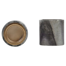 Urbn-Living Urbnliving 7Cm Marble Tea Light Candle Holder - Elegant Home Décor & Centrepiece Gift Set Of 2 - thumbnail 4