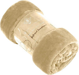 Gc Gaveno Cavailia Luxury Faux Fur Throw 150X200 Cm Cream Fleece Blanket For Double Bed & Sofa Bed