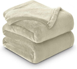 Gc Gaveno Cavailia Luxury Faux Fur Throw 150X200 Cm Cream Fleece Blanket For Double Bed & Sofa Bed - thumbnail 7