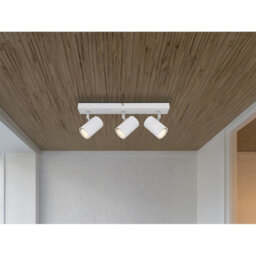 Luminosa Lighting Luminosa James Ceiling Spotlight Bar White Matt 3X Gu10 - thumbnail 6