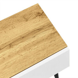 Abrihome Modern Tv Cabinet With Adjustable Length, Modular 2-Part Design, Multifunctional Living Room Furniture, Wood Look + Matte White - thumbnail 5