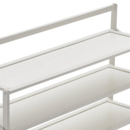 Darphe White 6 Tier Foldable Bamboo Shoe Rack No Assembly Required - thumbnail 6