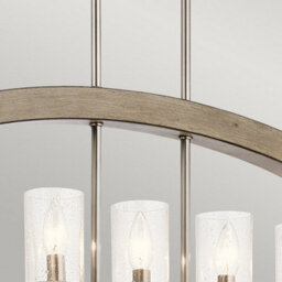 Luminosa Lighting Elstead Kichler Grand Bank 5 Light Chandelier Antique Grey - thumbnail 4