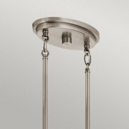 Luminosa Lighting Elstead Kichler Grand Bank 5 Light Chandelier Antique Grey - thumbnail 3