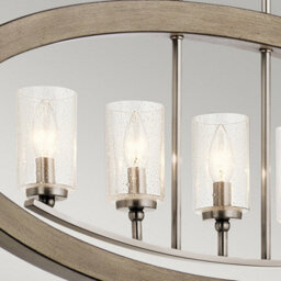 Luminosa Lighting Elstead Kichler Grand Bank 5 Light Chandelier Antique Grey - thumbnail 2